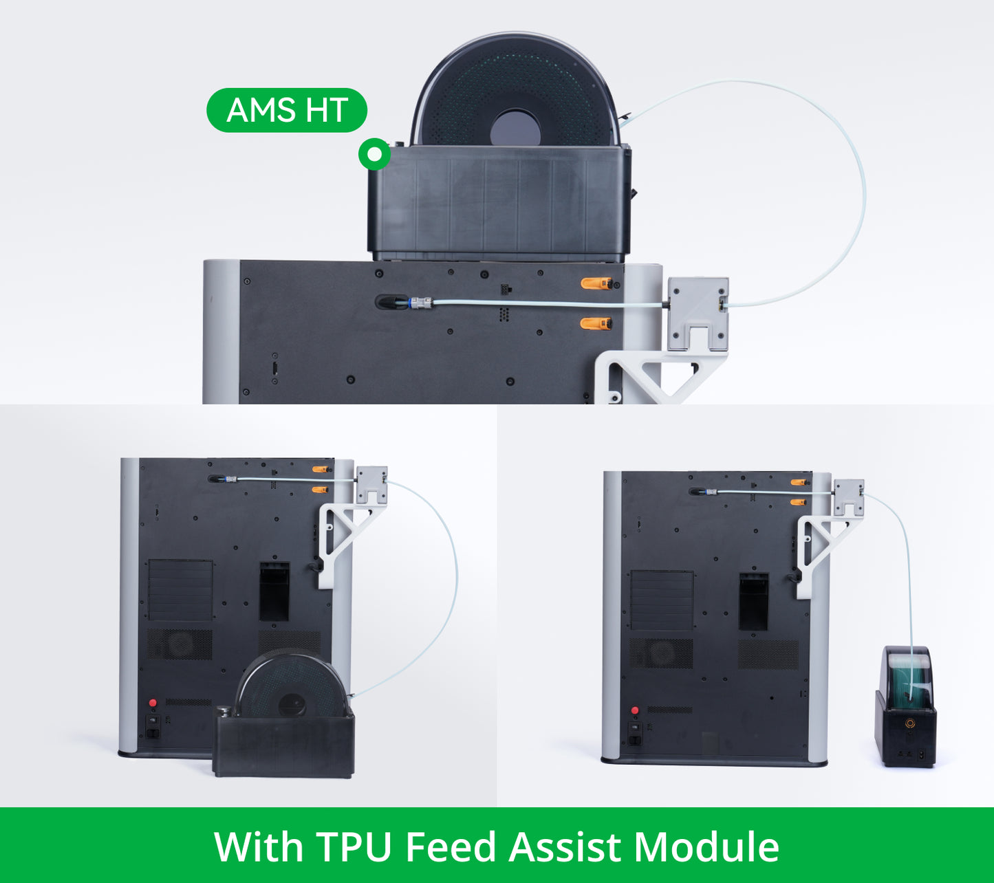 Bambu Lab TPU Feed Assist Module - A1/P1/H2/X1/P2S/H2D/H2S/H2C