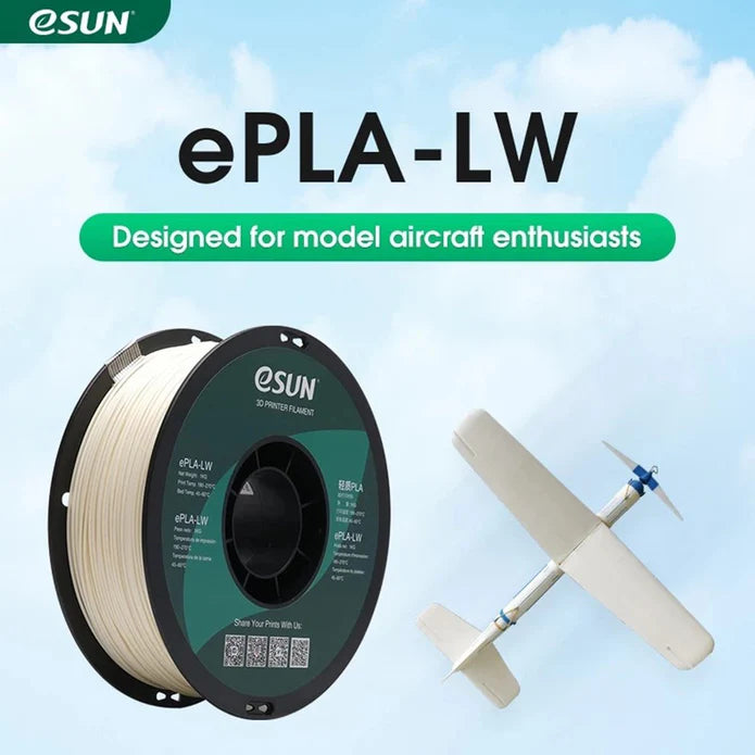 Esun PLA-LW Aero Light Weight PLA 3D Print Filament 1.75mm 1kg