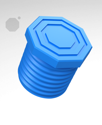 Big Thread Bolt