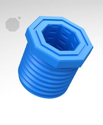 Big Thread Bolt