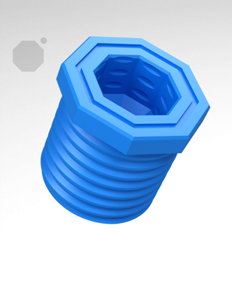 Big Thread Bolt