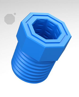 Big Thread Bolt
