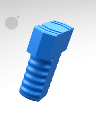 Mid Thread T-Bolt