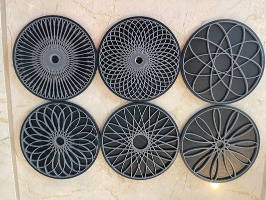 Spirograph Coaster Set