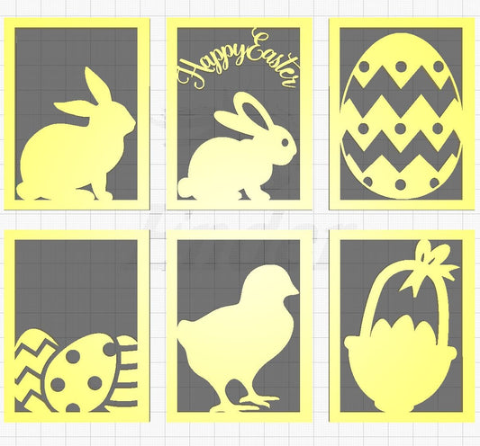 Easter Lithophane Inserts