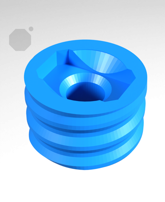 Screw Fastener Bin to Plate