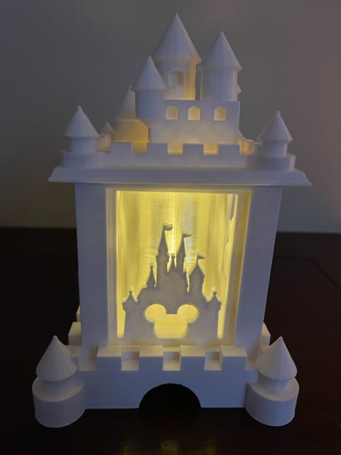 Disney Castle Lithophone Lantern