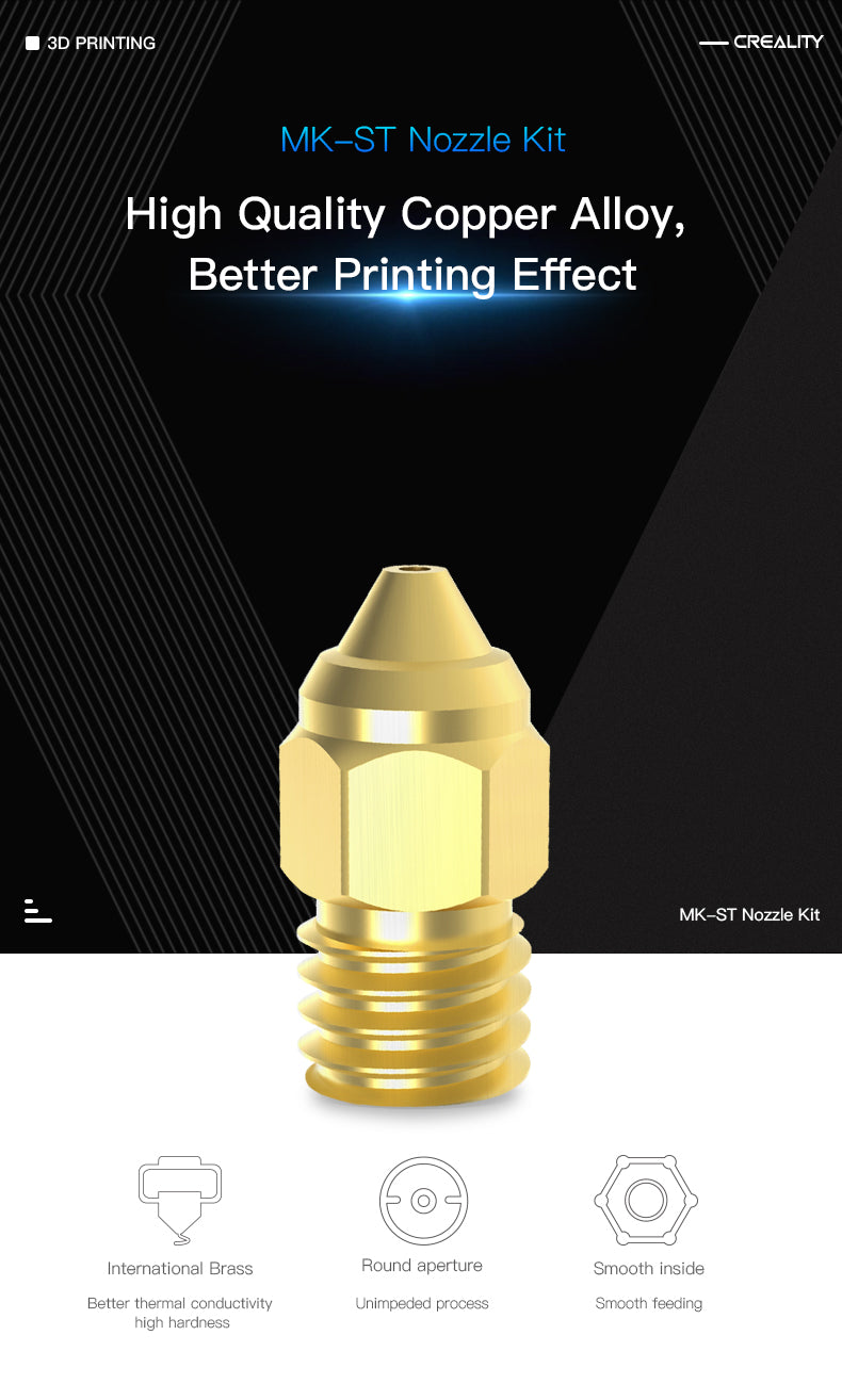 0.4mm Brass Nozzle MK-ST