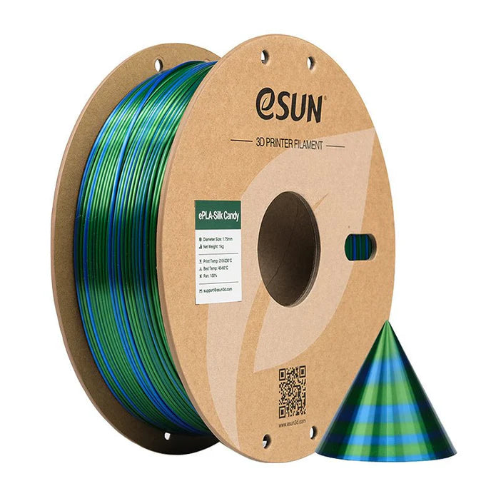 eSun Silk PLA Candy 3D Print Filament 1.75mm 1kg