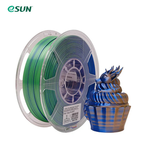 eSun PLA Mystic Triple Colour Silk PLA 3D Print Filament 1.75mm 1kg