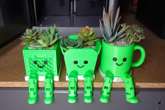 Smiley Face Planter Box