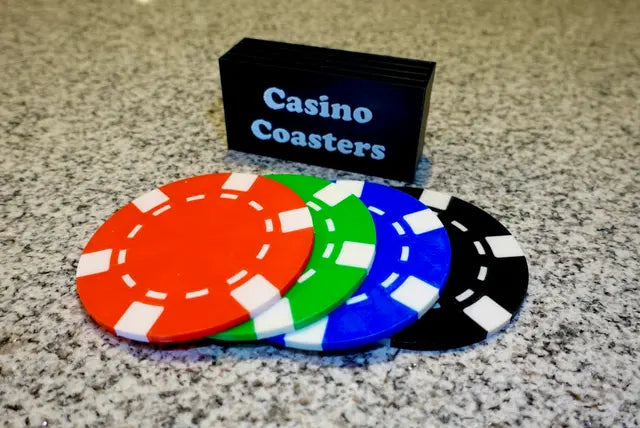 Casino Coaster Set