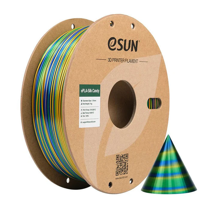 eSun Silk PLA Candy 3D Print Filament 1.75mm 1kg