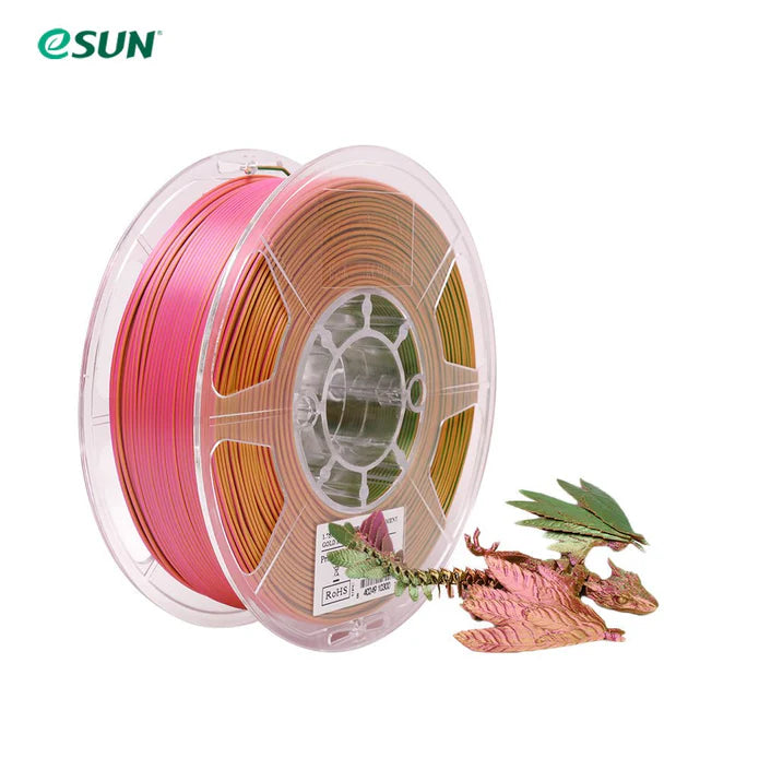 eSun PLA Mystic Triple Colour Silk PLA 3D Print Filament 1.75mm 1kg