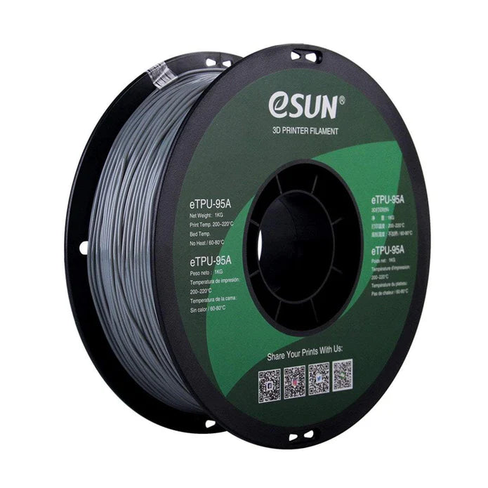 eSun TPU 95A Flexible 3D Print Filament 1.75mm 1kg