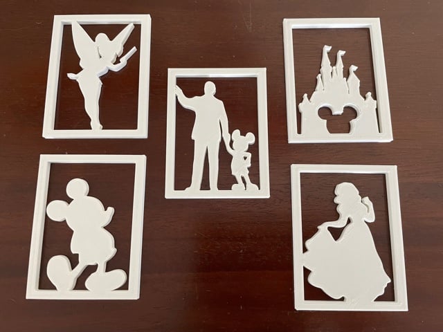 Disney Lithophane Inserts