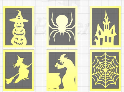 Halloween Lithophane Inserts