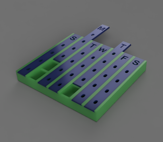 Monthly Pill Organiser