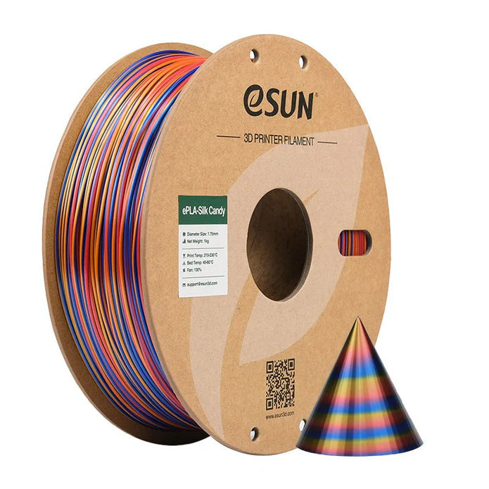 eSun Silk PLA Candy 3D Print Filament 1.75mm 1kg
