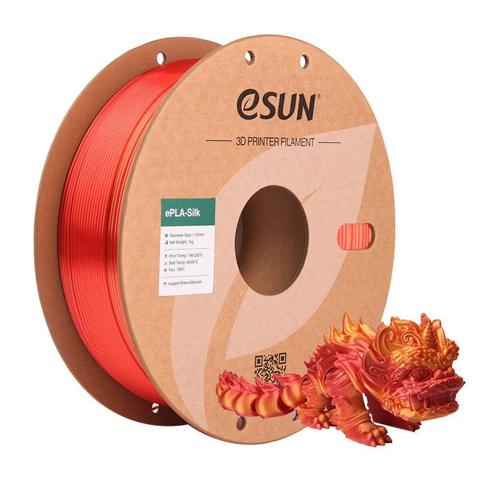 eSun Rainbow Silk PLA 3D Print Filament 1.75mm 1kg