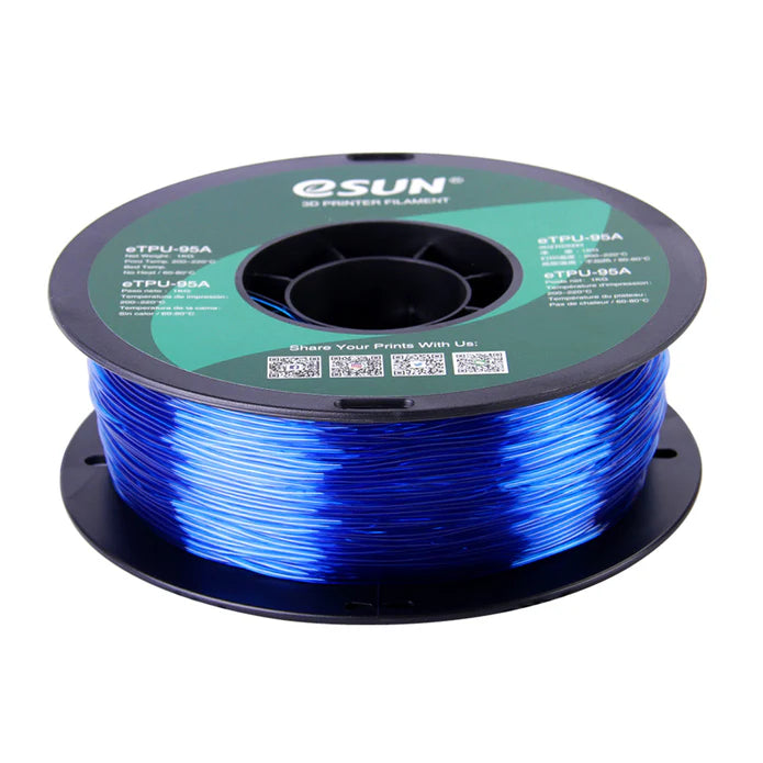 eSun TPU 95A Flexible 3D Print Filament 1.75mm 1kg