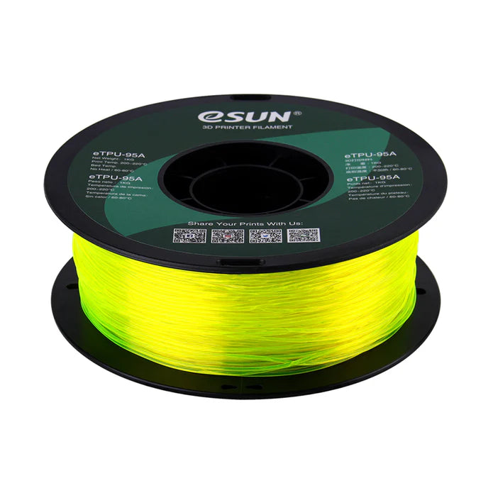 eSun TPU 95A Flexible 3D Print Filament 1.75mm 1kg