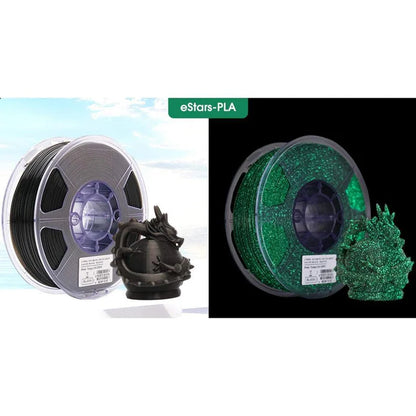 eSun eStar-PLA Galaxy Glow in Dark Luminous 3D Print Filament 1.75mm 1kg