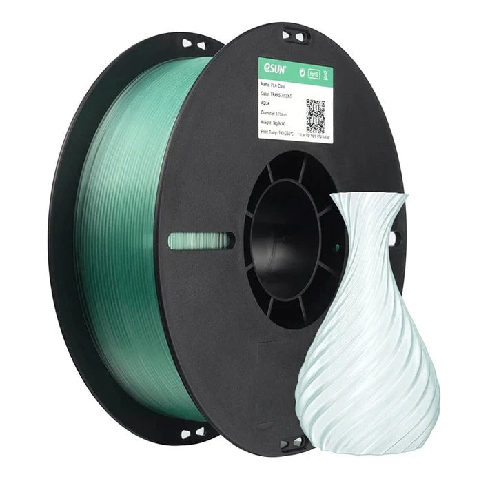 eSun PLA-Clear Rainbow 3D Print Filament 1.75mm 1kg