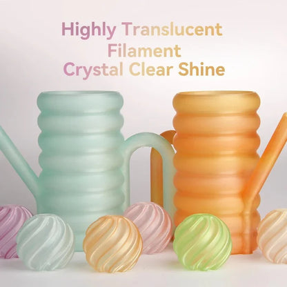eSun PLA-Clear Rainbow 3D Print Filament 1.75mm 1kg