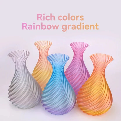 eSun PLA-Clear Rainbow 3D Print Filament 1.75mm 1kg