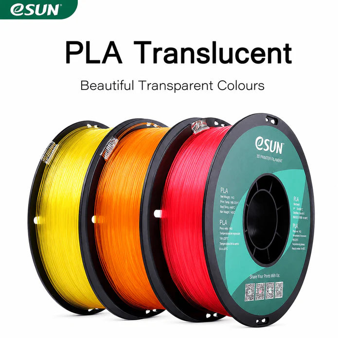 eSUN PLA Translucent 3D Filament 1.75mm 1kg