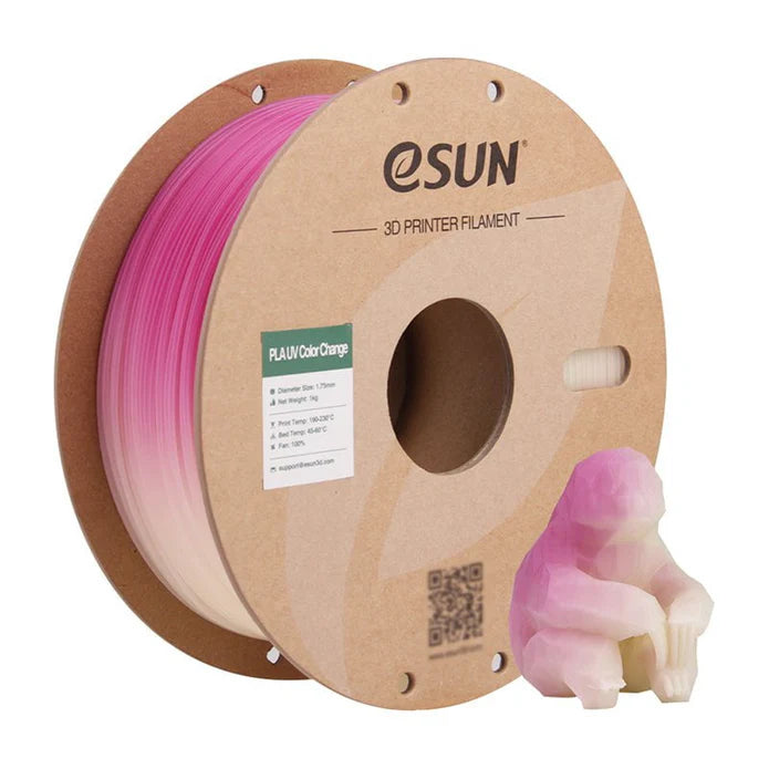 eSun PLA UV Colour Change 3D Print Filament 1.75mm 1kg