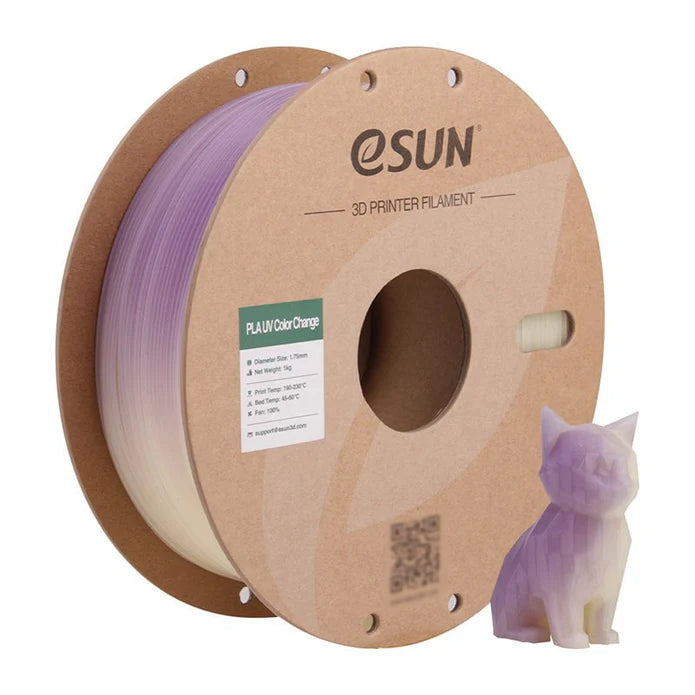 eSun PLA UV Colour Change 3D Print Filament 1.75mm 1kg