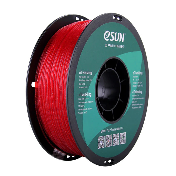 eSun eTwinkling Glitter PLA 3D Print Filament 1.75mm 1kg