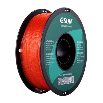 eSun eTwinkling Glitter PLA 3D Print Filament 1.75mm 1kg